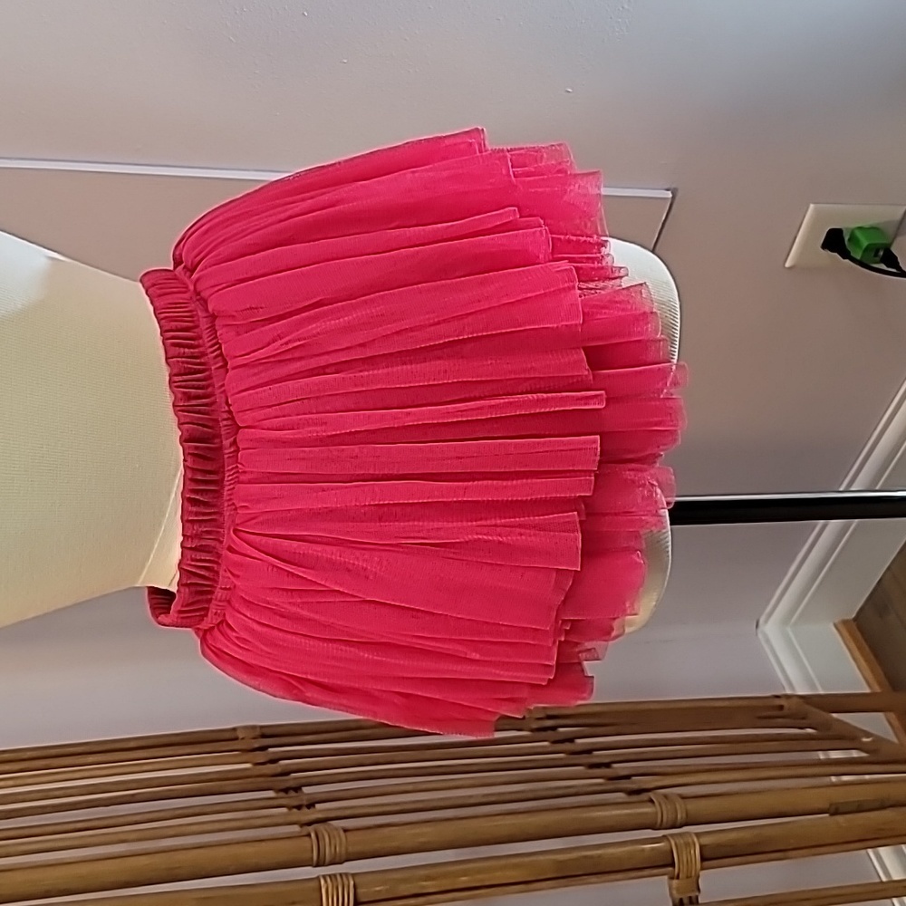 Burleska brand pink tulle skirt tiered size one? - Picture 4 of 11